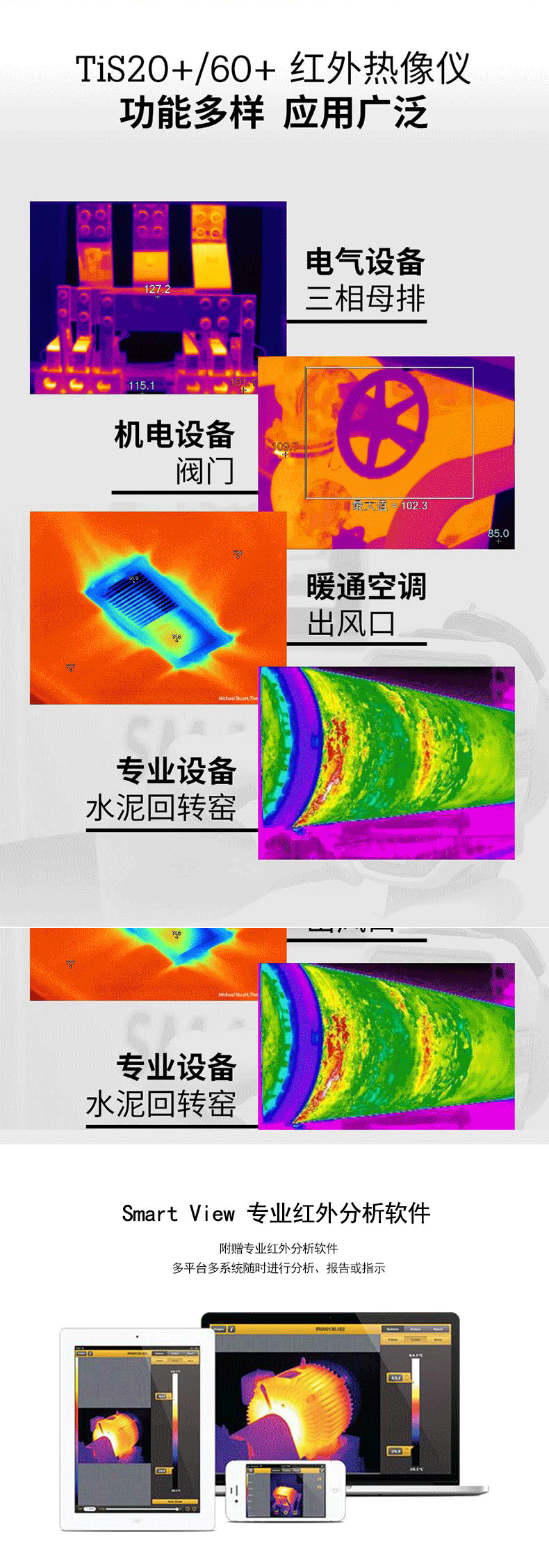 福禄克Fluke-TiS20+/TiS20+ MAX 手持式红外热像仪