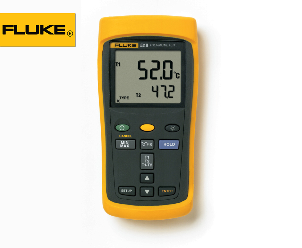 Fluke 52-II 双通道接触式温度表产品图片
