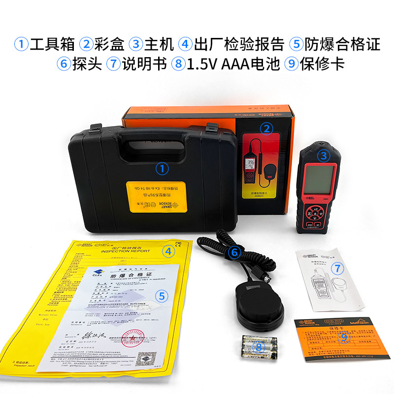 AM823 防爆型分体式照度计产品图片