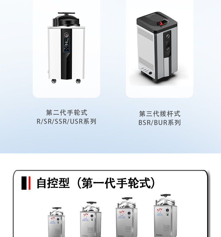 新丰/中友实验室高温高压蒸汽灭菌器/灭菌锅选型表